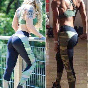 Empowered Camo leggings with pockets M